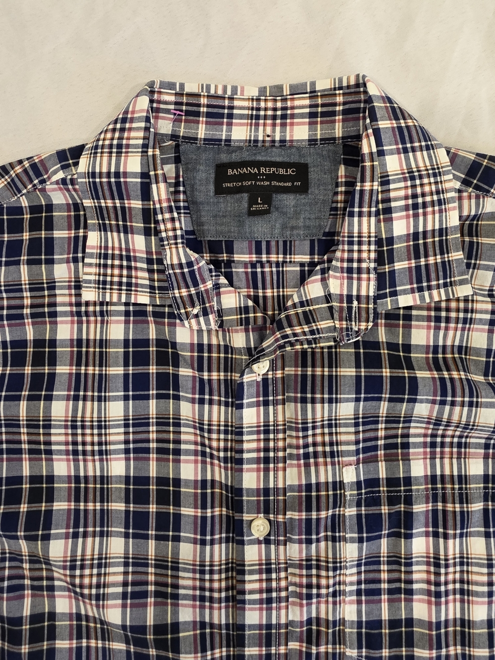 Banana Republic Cotton Collectiln Designed All Seasons Shirt Men Size L